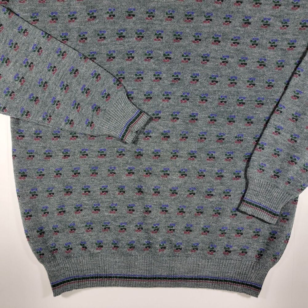 VTG Giorgio Di Firenze Men's Pullover Sweater Crew Neck Wool Acrylic Size XL - Picture 3 of 10